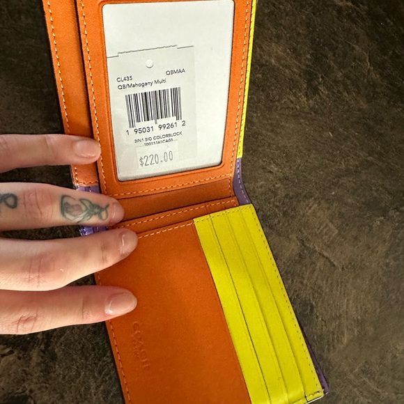BNWT Men’s Coach Wallet - Picture 3 of 4